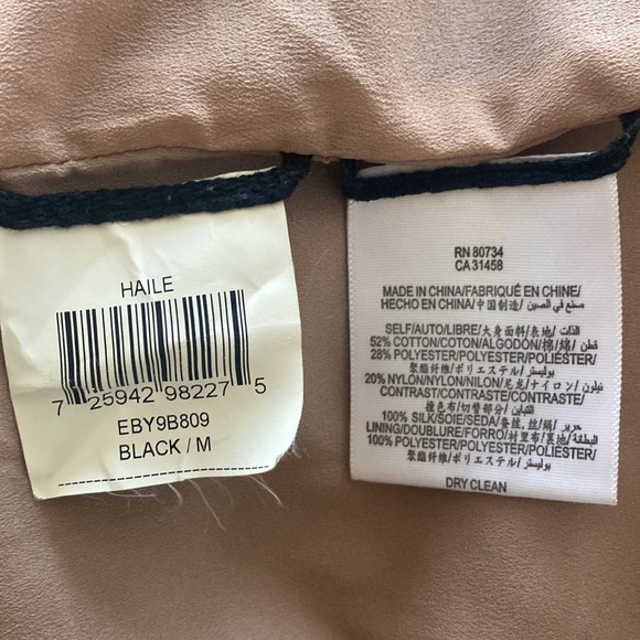 BCBG Haile Black Lace Romper - Picture 9 of 9